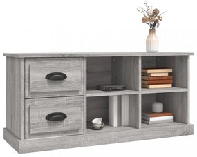 szürke sonoma színű szerelt fa TV-szekrény 102 x 35,5 x 47,5 cm