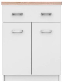 TOPTY 2D1S/60 típusú szekrény, 41-es típus, Sonomatölgy