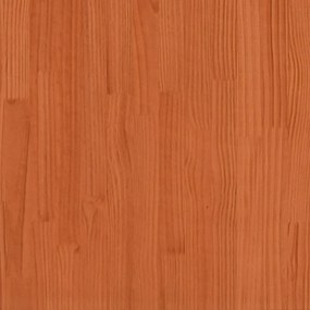 viaszbarna tömör fenyő galériaágy-keret matrac nélkül 90x190cm