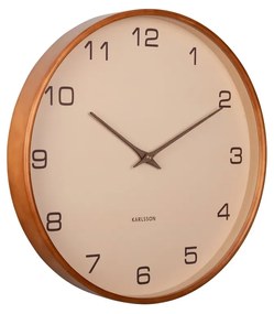 Karlsson 5993SB design falióra bézs, átmérő 40 cm