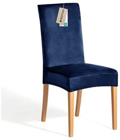 Kék gumis szék huzat szett 4 db-os 48 cm Sento – Restilo