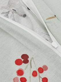 Renforcé pamut ágynemű ROXY NOEL világoszöld Ágyneműhuzat mérete: 80 x 80 cm | 135 x 200 cm