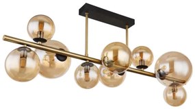 Globo 56135-9D - LED Csillár rúdon RIHA 9xG9/3W/230V sárgaréz