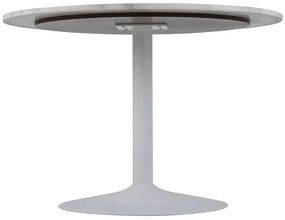 Tarifa márvány étkezőasztal 110 cm fehér
