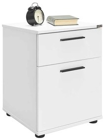 Éjjeliszekrény 57x40 cm fehér