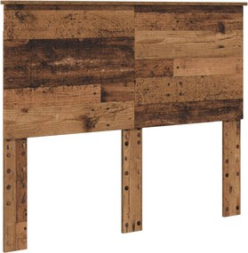 vidaXL Fejtámla fejtámlával Öreg fa 120 cm Faanyag