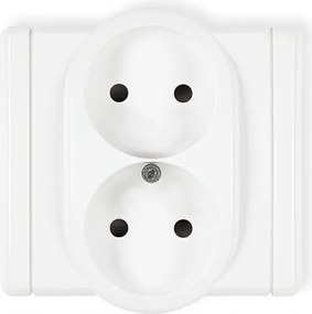 Karlik Flexi fehér dupla aljzat FGP-2