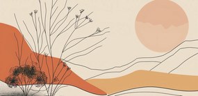 Poszter 91,3x44,5cm Sivatagi dűne