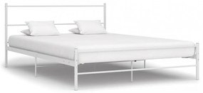Fehér fém ágykeret 120 x 200 cm
