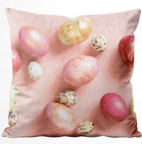 Húsvéti Velvet Velúr Párnahuzat 45x45cm Húsvéti Ajándék