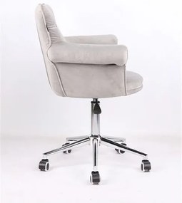 HR804CK Acél modern velúr szék
