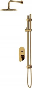 Set B262 Inverto falsík alatti szett kád-/zuhanycsapteleppel, arany (S952-)