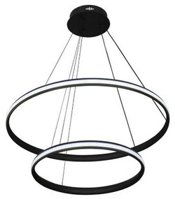 LED dimmelhető csillár kábellel LED/90W/230V 3000-6500K átm. 60 cm + távirányító