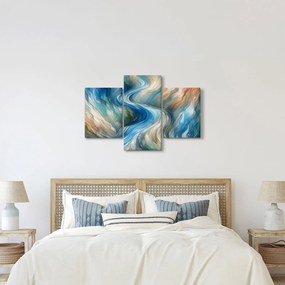 Kép - Absztrakt áramlat (90x60 cm)