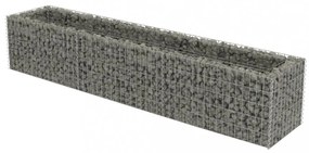 horganyzott acél gabion magaságyás 270 x 50 x 50 cm