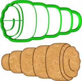 Mézeskalács lyukasztó Zsíros Csütörtök Krémes cső 10cm