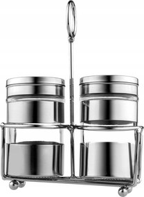 Fűszertartó Só- És Borsszóró Állvánnyal