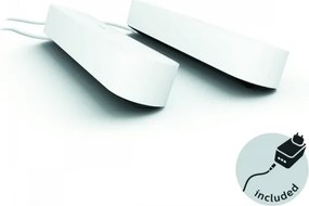 Philips - 2x LED RGB állítható asztali lámpa Hue AMBIANCE LED/6W/230V fehér