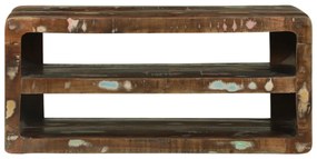 TV szekrény 80x32x36 cm Tömör újrahasznosított fa