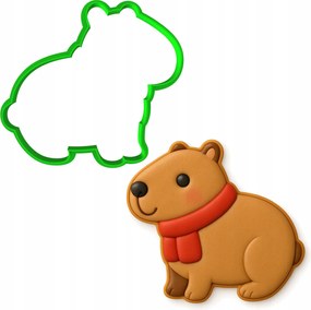 Mézeskalács Forma Karácsony Állatok Kapibara kawaii 10cm