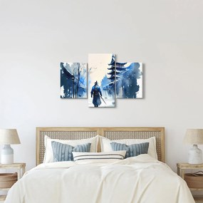 Kép - Szamuráj, akvárium (90x60 cm)