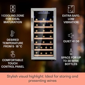 Klarstein Vinamour 38 Uno, borhűtő