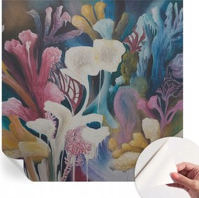 Öntapadós tapéta Divatos 3D fali ragasztó Virágos robbanás 250x250 cm