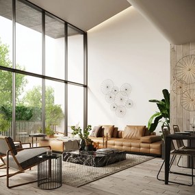 Fekete mennyezeti lámpa ø 30 cm Soho – Sollux