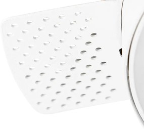 Modern beépíthető reflektor fehér GU10 AR111 kerek keret nélküli - Oneon