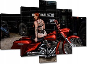 Festmények 150x105 Hölgy a Harley-n