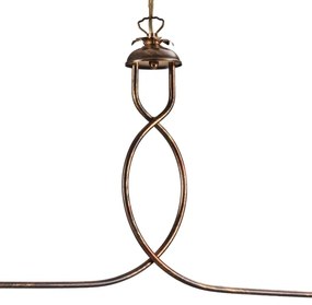 ONLI - Csillár láncon ROSINA 2xE27/22W/230V bronz