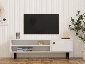 TV asztal/szekrény Lasupa (fehér) . Akció -24%. 1095092