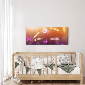 Kép - Rózsaszín pillangó (120x50 cm)