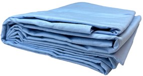 Szilárd pamut lepedő Light Blue Méretek: 140x240 cm
