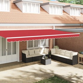 napellenző valance 6 m kerethez Piros 5.8x0.2 m