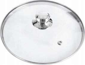 Üveg fedő serpenyő edényekhez univerzális 32 cm