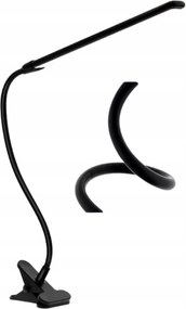 LED-es asztali lámpa asztali csiptetővel Usb kábel Hajlékony alumínium