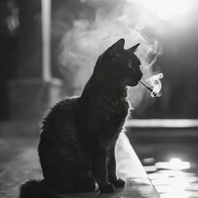 Poszter 20x20cm Macskaszünet