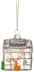 Üveg kézzel készített karácsonyfadísz 6 cm Greenhouse – Sass &amp; Belle