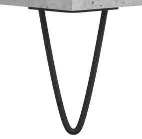 2 db betonszürke szerelt fa dohányzóasztal 50 x 46 x 35 cm