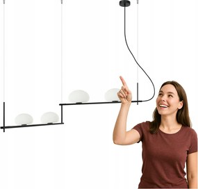 Függőlámpa Kernio PND-357784-BK+W Italux