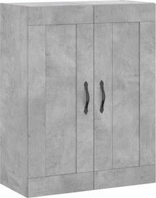 vidaXL betonszürke szerelt fa fali szekrény 69,5 x 34 x 90 cm