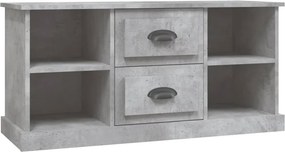 vidaXL betonszürke szerelt fa TV-szekrény 99,5 x 35,5 x 48 cm