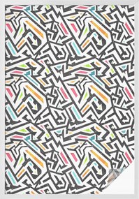 Szélvédőfólia Adatvédelem Absztrakt geometria 100x146