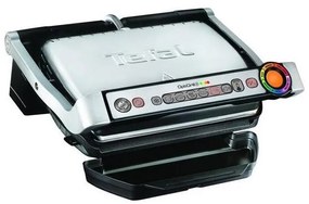 Tefal OPTIGRILL+ INOX WAFFLES kontakt grill 2000W fekete/krom