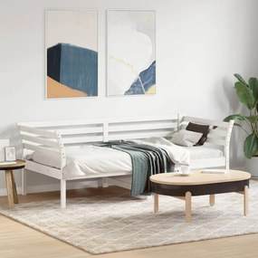 fehér tömör fenyőfa kanapéágy matrac nélkül 90 x 190 cm