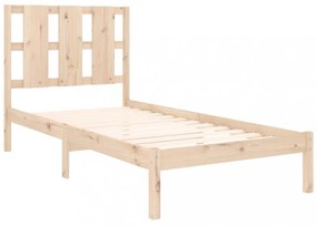 tömör fenyőfa ágy matrac nélkül 90 x 200 cm