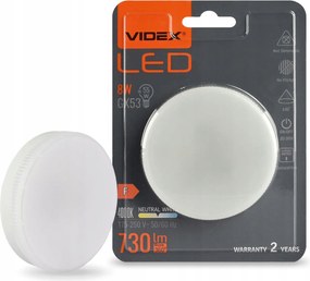Led izzó GX53 Reflektor 8W 55W 730lm 4000K Semleges 140° Videx