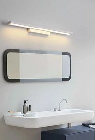 Fali LED LÁMPA APP840-1W TÜKÖR fölött 60CM  FLAT Chrom