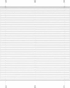 vidaXL pliszírozott redőny Fehér 120x150cm szövetszélesség 119,4cm
